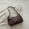 Cadena cruzada nuevo estilo 2026 para mujer estampado de cereza retro bolso de un solo hombro para mujer bolso de un solo hombro bolso de axila mahjong