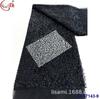 Vestido de Renda com Bordado Completo de Glitter Retro Francês Vestido Tela Bordada Venda por Atacado