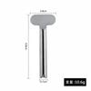 Dispensador de Pasta de Dientes de Fábrica, Presionador de Limpiador Facial, Exprimidor Manual de Pasta de Dientes, Dispensador Manual de Pasta de Dientes de Acero Inoxidable Metálico