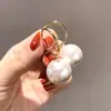 Pendientes Elegantes y Únicos, Pendientes de Perlas Tricolor de Nicho, Colgantes Redondos Sencillos, Accesorios para Orejas Coreanos Sencillos y Exagerados