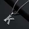 Moda Europea y Americana Elegante Hip-Hop Collar con Colgante Forma de 26 Letras Inglesas, Adecuado para Hombres y Mujeres para Usar y Regalar