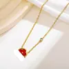 Colar de Trevo de Quatro Folhas em Madrepérola para Mulheres, Design Versátil, Trevo Exquisito e de Alto Padrão, Colar de Estilo de Nicho de Luxo Acessível