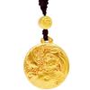 Ley Antigua Herencia Rico y Hermoso Hebilla de Seguridad Chapado en Oro Birmano Oro Loto Dorado Colgante de Loto Pez Anual Collar Mujeres