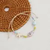 Pulsera de cerámica de Jingdezhen, nueva y que no se decolora, para estudiantes mujeres, pulsera de cuentas de estilo antiguo, pulsera de cerámica fresca y moderna