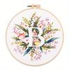 25 Novos Produtos Exportação Bordado DIY Pacote de Material Kit Semi-Acabado Feito à Mão Transfronteiriço Fabricante Amazon Florais Europeus e Americanos