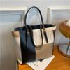 Nuevo bolso tote de gran capacidad para ir al trabajo, bolso de axila para mujer, nuevo bolso de hombro portátil de otoño 2022, bolso grande con textura