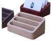 Portatarjetas Creativo de Madera de Haya Nogal Negro Portatarjetas para Oficina de Negocios Portatarjetas Portatarjetas Caja de Almacenamiento de Tarjetas Portatarjetas