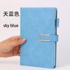 Caderno Fivela Personalizada Caderno Estudante Ultrafino A5 Couro Bloco de Notas para Reunião de Negócios Diário Simples Atacado