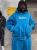 Sudadera con capucha unisex bordada con letras de marca europea y americana, para otoño e invierno, estilo callejero hip-hop, a la moda, para Aliexpress