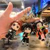 Llavero de Figura de Anime Demon Slayer Muñeca Colgante de Llave Adorno para Coche Llavero Tanjiro
