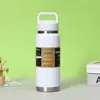 Copo Térmico de Aço Inoxidável Transfronteiriço com Alça Removível, Garrafa de Água Portátil para Viagem, Garrafa Espacial de Grande Capacidade para Esportes ao Ar Livre
