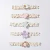 Europa y Estados Unidos transfronterizos nuevos accesorios para el pelo de bebé encaje de flor linda banda elástica para el pelo de bebé accesorios cómodos para niños
