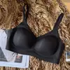 Sujetador de base líquida invisible sin costuras con copa de masaje transpirable original para mujeres con senos pequeños, realza y junta los senos laterales, sujetador anti-caída
