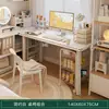 Penteadeira para Quarto de Menina, Mesa de Maquiagem Dois em Um, Novo Modelo 2025, Estilo Creme, Luxo Leve, Sensação de Alta Qualidade, Mesa de Escrita para Casa