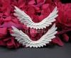 Variedade de Asas de Anjo de Plástico Branco Soprando Bolhas Artesanato de Natal Decoração Asas Acessórios DIY