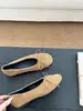 2026 Zapatos planos de ante con lazo retro, punta redonda poco profunda, suela blanda, estilo suave, sin cordones, zapatos de abuela