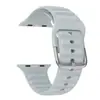 Adecuado para Apple Watch Ultra 987654321 Series, Correa de Silicona Estilo Bucle Onda Hebilla de Hierro
