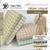 Seersucker impresso crepe de camada dupla macio respirável vestido de casa tecido de algodão roupas de bebê todo o pano de algodão