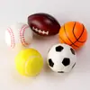 Bola de PU para Aliviar o Estresse 4cm Transfronteiriça com Impressão Completa, Bola de Futebol de Espuma para Alívio do Estresse, Bola de Basquete de Espuma para Apertar, Bola de Baseball para Apertar, Bola de Tênis a Preço de Fábrica