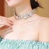 Xinwei Fashion Estilo Europeu e Americano Moda Colar Pescoço Corrente Elegante Simples Estilo Frio 2021 Corrente de Clavícula para Mulheres