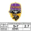 Yaxiu Nuevo Parche Bordado NFL Parche de Tela Deportiva Máscara de Fútbol Americano Parche Bordado para Ropa Bolsa Parche Parche