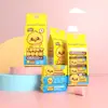 Garnbo Algodón Oso Dormilón Toallitas Húmedas Paquete Mini Pañuelos de Bolsillo 8 Paquetes Toallitas de Mano Portátiles