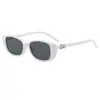 Gafas de Sol de Moda Estilo Influencer para Mujer, Gafas de Sol de Lujo de Gama Alta con Marco Pequeño, Gafas de Sol a la Moda con Protección Solar para Hombre