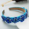 Diadema para el cabello Homing Barroco Europeo y Americano con Diamante de Color Temperamento Diamante de Imitación Estéreo Diadema para el Cabello Lujo Baile Calle Fotostyle Accesorios para el Cabello