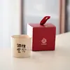 Cinza de Planta Estilo Retrô Caneca de Coca-Cola Escrita à Mão Xícara de Chá Cerâmica Caneca Única Doméstica Especial Pessoal Conjunto de Chá Kung Fu