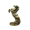 Caballo de Latón para Alcanzar el Éxito y Atraer Riqueza, Sala de Estar de Lujo Accesible, Estudio, Artesanías Decorativas para Gabinete de Vino, Adornos de Escritorio de Oficina de Gama Alta