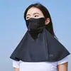 Mascarilla Protectora Solar de Seda de Hielo para Mujer en Verano, Máscara Protectora Solar 3D Estéreo para Cuello, Transpirable, Anti-UV, Alto Valor Estético