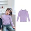 [Listo para Stock Suéter Elegante de Princesa para Niñas Ropa de Otoño para Niños Estilo Nuevo 2025 Camisa Básica Tejida de Moda para Niñas