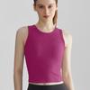 Chaleco Deportivo de Canalé Weiman para Mujer, Copa Fija Integrada para Fitness, Chaleco de Yoga a Prueba de Impactos para Ropa Exterior, Acabado de Alta Gama