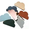 Estilo Nórdico Ins Manteles Individuales de Imitación Cuero para el Hogar Impermeables y a Prueba de Aceite Posavasos para Restaurante Occidental Triangular Multiestilo Esterilla Aislante de Calor