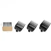 Set de Tarjetas para Cortapelos Negro Cortapelos Eléctrico Cortapelos Cabeza de Aceite Peine Calibrador Cepillo de Limpieza Set de Peines Guía para Cortapelos de Hombre