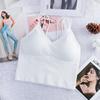 2.0 Ka espalda bonita envuelta banda para el pecho top tubo deportivo yoga chaleco para mujer push up pecho grande ropa interior sin costuras mujer