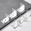 Soporte de Ángulo Grande de 90 Grados Escuadra Recta Sujetador Hierro Angular en Forma de L Soporte Triangular Soporte de Estante Pieza de Conexión para Muebles Accesorios