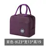 Bolsa de almuerzo para estudiantes con papel de aluminio engrosado, bolsa de almuerzo grande simple portátil, bolsa aislante y que conserva el calor, bolsa para cubiertos y lonchera