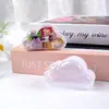 Caja de almacenamiento creativa en forma de nube caja de embalaje de escritorio para joyas pulseras caja de plástico para almacenamiento de chinchetas clips para papel