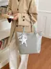 Bolso de mujer con textura estilo western, nuevo y moderno bolso tote de gran capacidad primavera-verano 2026, bolso de hombro casual a la moda para el día a día