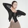 Elegante traje de práctica de danza clásica para mujer adulta, traje de danza étnica china, traje de danza con rima de gasa, nuevo otoño