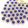 Vendas Diretas da Fábrica Recipiente Girassol Redondo Camada Dupla Flor Diamante DIY Laço Bolsa de Sapato Acessórios de Vestuário Acessórios Diamante Garra