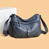 Bolso de mano retro de cuero PU suave transfronterizo para mujer, nuevo bolso de moda 2026 de gran capacidad con múltiples compartimentos, bolso cruzado casual