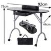Mesa de manicura sencilla, portátil y extraíble. Amazon. Trabajo de manicurista. Mesa de manicura sencilla.