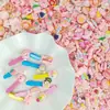 Yqt Pinza para el Cabello de Dibujos Animados Linda para Niños Hecho a Mano DIY Clip para el Flequillo Juguete de Comida Accesorios de Joyería de Resina Accesorios para Bolsa de la Suerte de Botella de Vino