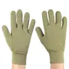 Guantes de trabajo de terciopelo verde militar, aislantes del calor, resistentes al frío, engrosados para abrigar, cómodos para cámaras frigoríficas, almacenes y trabajos al aire libre.