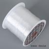 Colar de linha de pesca transparente invisível feito à mão com contas, corrente de clavícula faça você mesmo, colar feito em casa, pingente, cordão, acessórios de joias