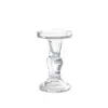 Portavelas de Cristal Estilo Romano Francés Lujo Ligero Retro Portavelas de Cristal Velas de Aromaterapia Cena a la Luz de las Velas Accesorios de Fotografía Decoración del Hogar