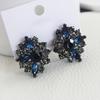 Pendientes geométricos de mariposa con circonitas superbrillantes y aguja plateada, de moda, exquisitos y ligeros, de lujo, elegantes, de alta gama, para mujer.