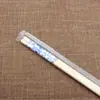 Fabricantes de hashis de porcelana azul e branca descartáveis, hashis de bambu impressos, embalagem independente, higiene, conveniente, para hot pot, take-out